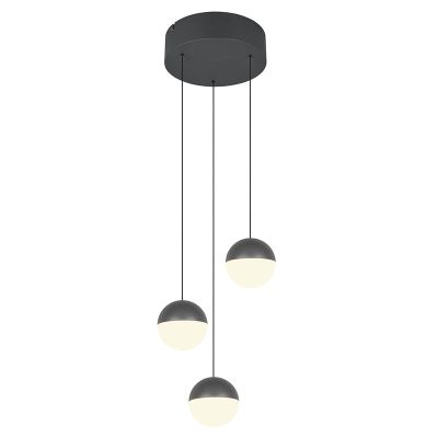 Suspension moderne anthracite, Rigtje