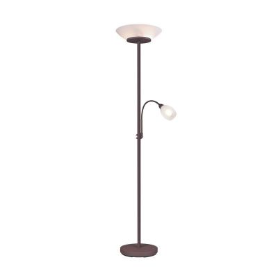 Lampadaire liseuse moderne couleur rouille, Larry