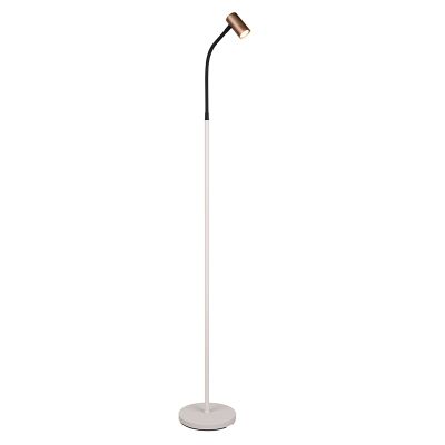 Lampadaire moderne marron, Suradj, avec interrupteur