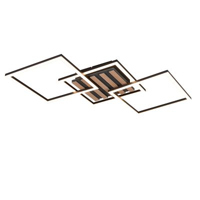 Plafonnier design noir, Tijme