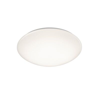Plafonnier salle de bain moderne blanc, Olabisi, 12W, 3000K LED, IP44