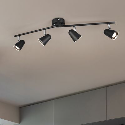 Spot plafond moderne noir, Taj, 3W, 3000K LED