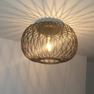 Lampe plafond noire industrielle, Karly