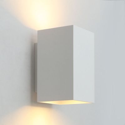 Applique up and down blanche moderne, Sandy