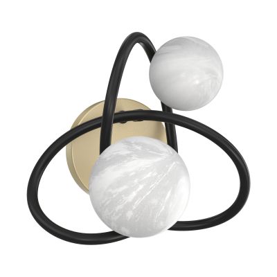 Applique murale blanche moderne, Moritz