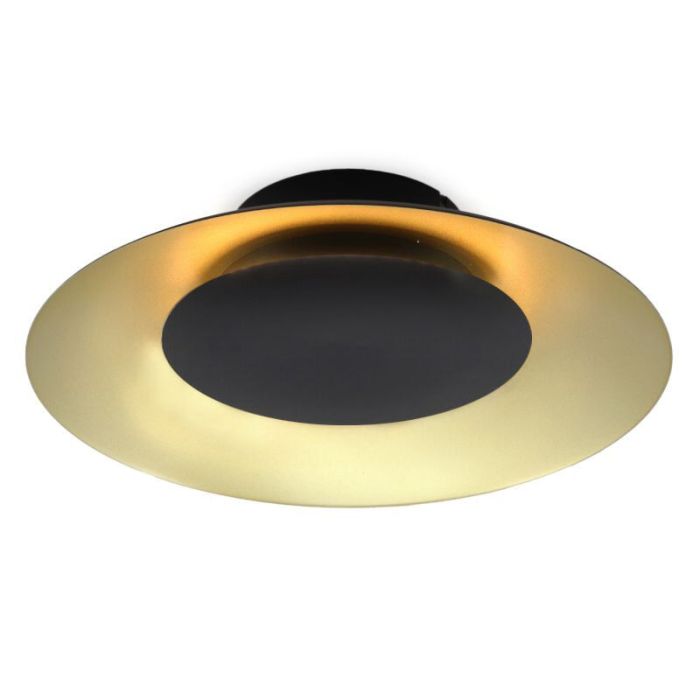 Lampe plafond dorée moderne, Denyse, 15W, 3000K LED