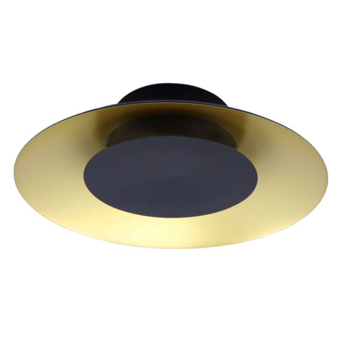 Lampe plafond dorée moderne, Denyse, 15W, 3000K LED