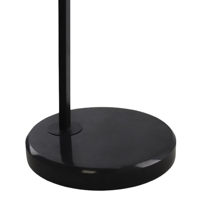 Lampadaire sans abat-jour noir en aluminium, Rika