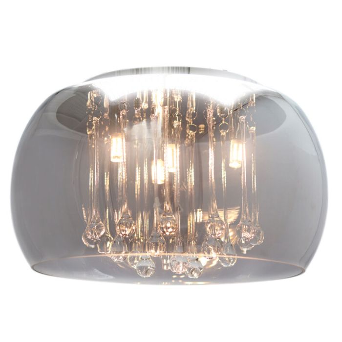Plafonnier gris design, Lorenzo