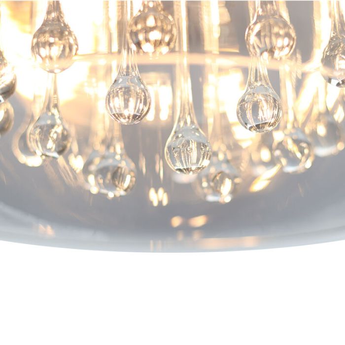 Plafonnier gris design, Lorenzo