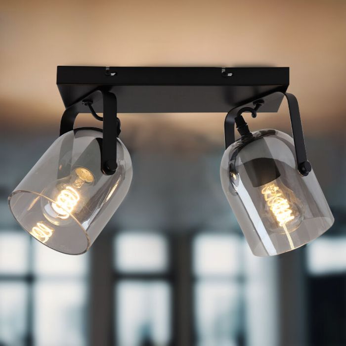 Spot plafond gris design, Clyde