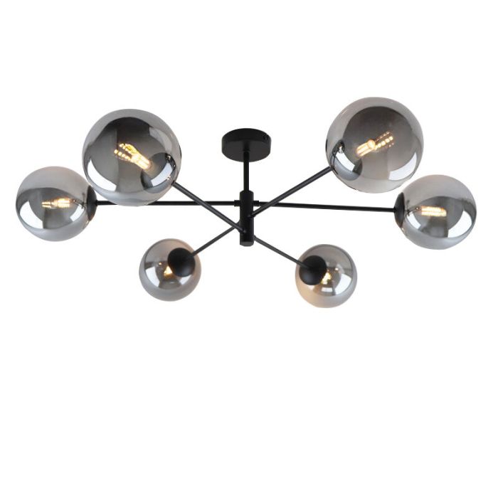 Plafonnier gris design, Remo