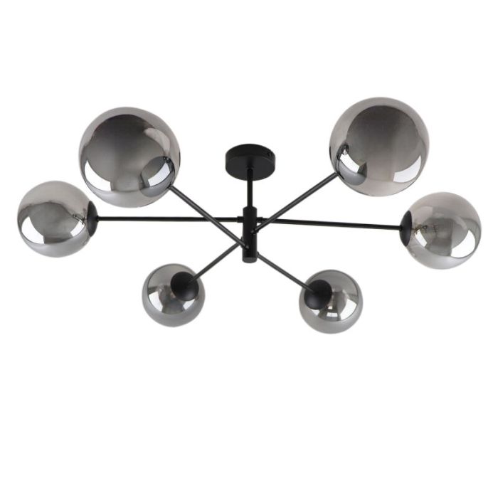 Plafonnier gris design, Remo