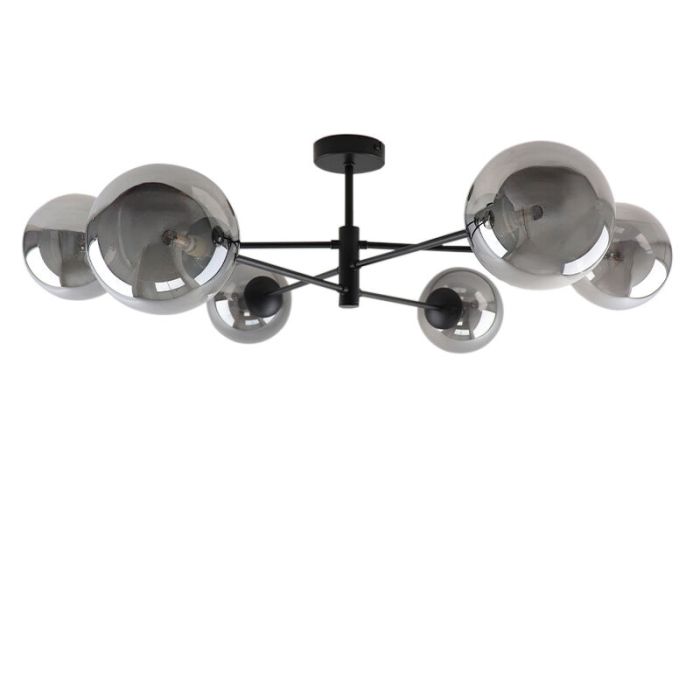 Plafonnier gris design, Remo