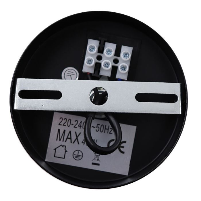 Lampe plafond grise moderne, Arif