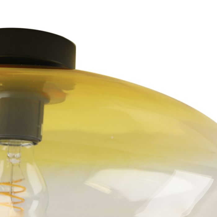 Lampe plafond ambre moderne, Arif