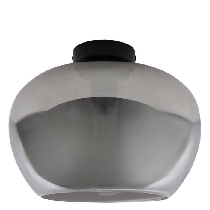Plafonnier gris design, Vidro