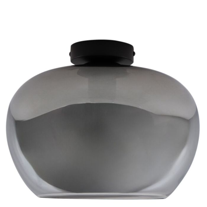 Plafonnier gris design, Vidro