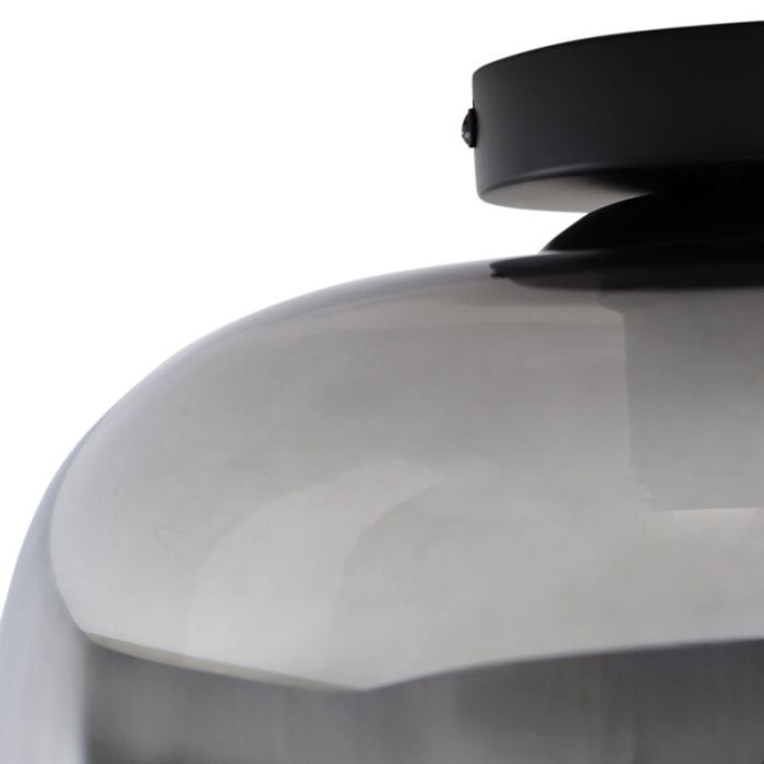 Plafonnier gris design, Vidro