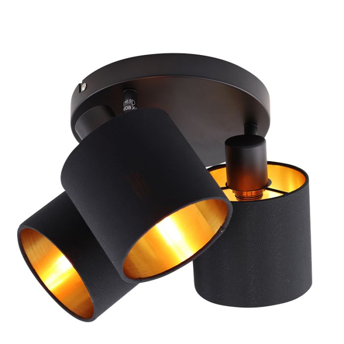 Spot plafond moderne noir, Koge