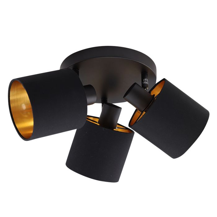 Spot plafond moderne noir, Koge