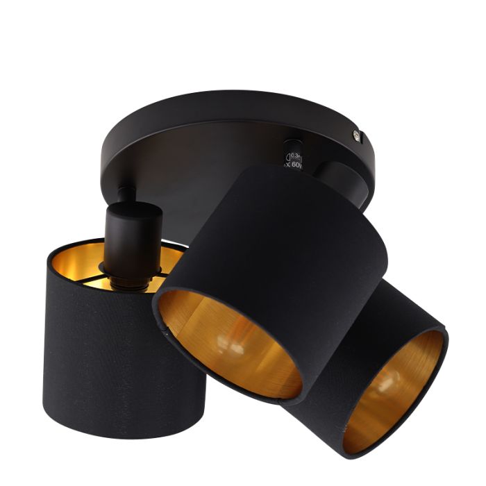Spot plafond moderne noir, Koge