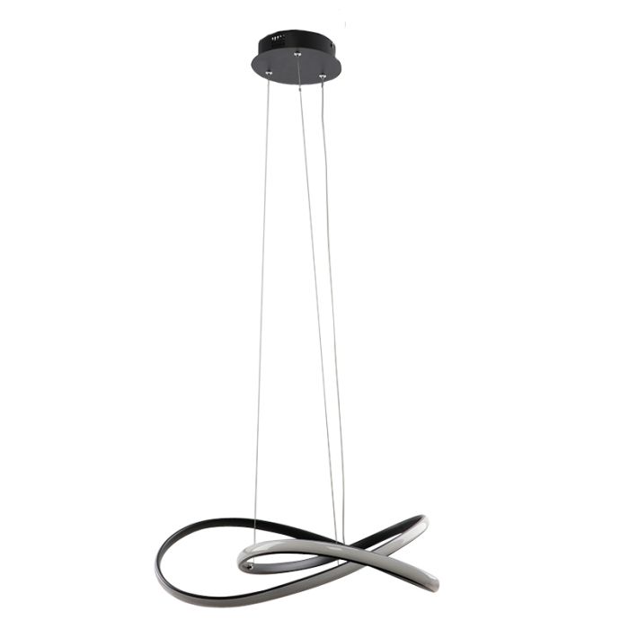 Suspension noire design, Tanya, 21W, 2700K LED