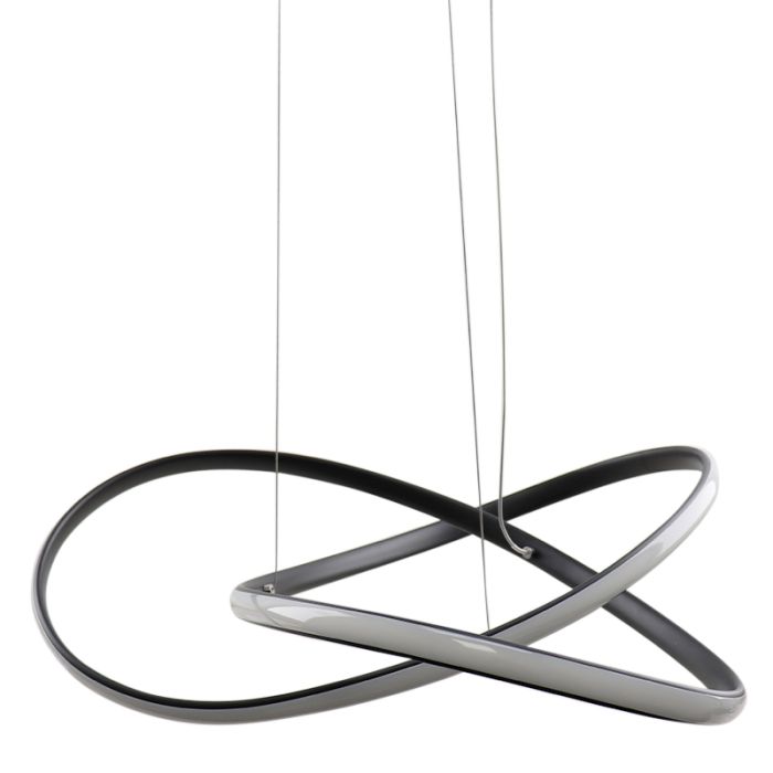 Suspension noire design, Tanya, 21W, 2700K LED