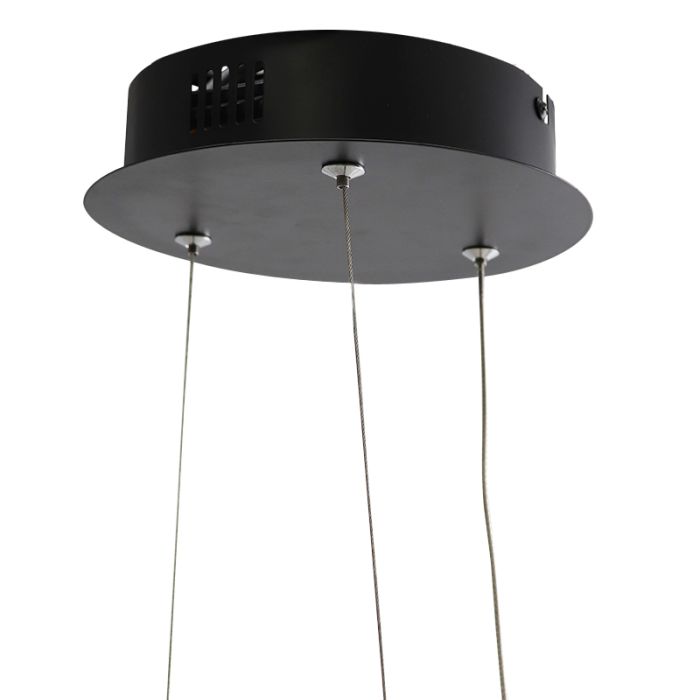 Suspension noire design, Tanya, 21W, 2700K LED