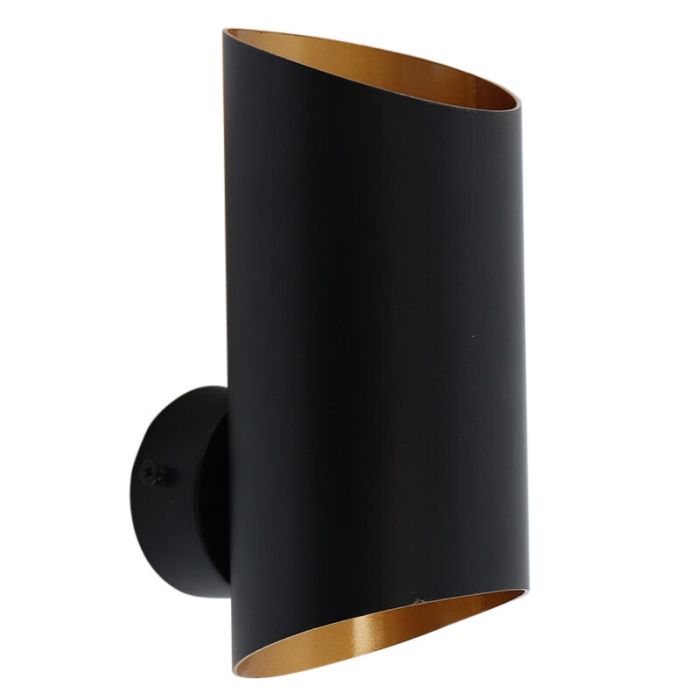Applique up and down noire moderne, Dillan