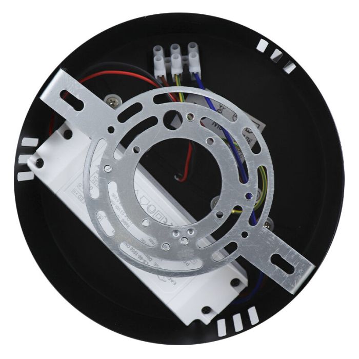 Lampe plafond noire design, Giorgio, 42W, 3000K LED