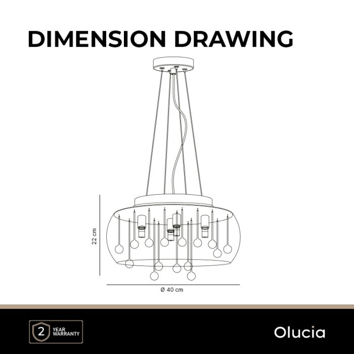 Suspension ambre design, Lorenzo