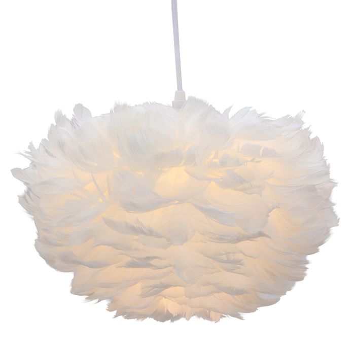 Suspension blanche en tissu, Suzie