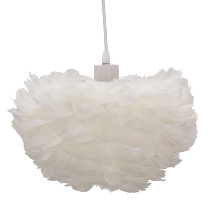 Suspension blanche en tissu, Suzie