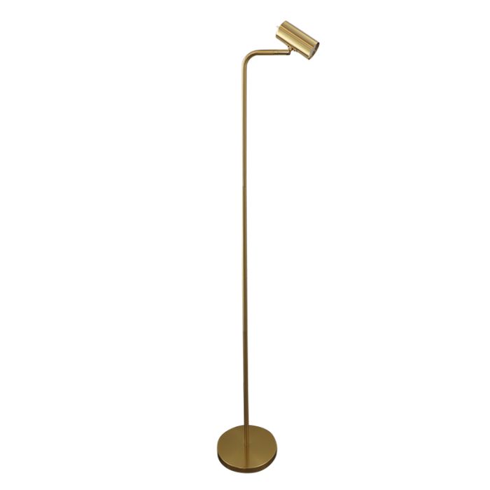 Lampadaire laiton moderne, Carlos, avec interrupteur