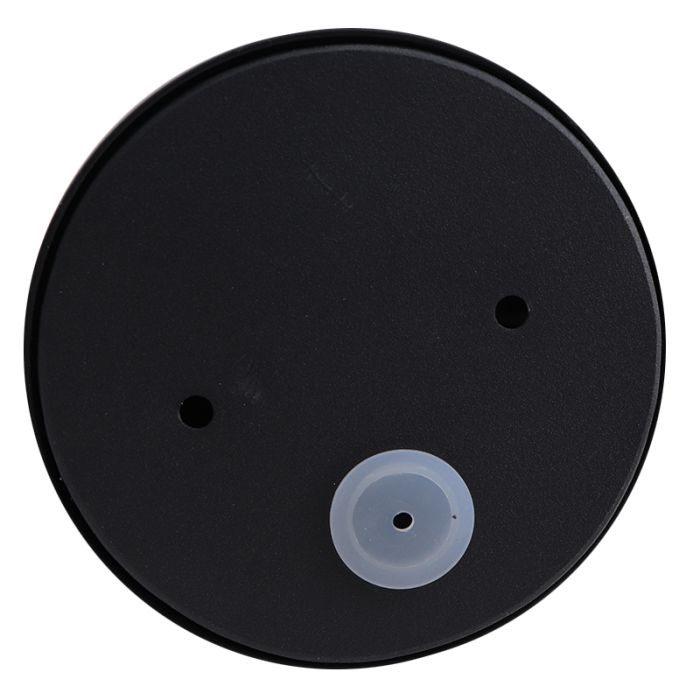 Plafonnier salle de bain noir industriel, Lieve, IP44