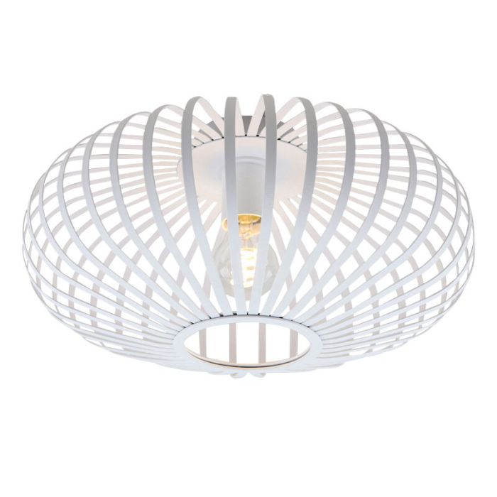 Lampe plafond blanche industrielle, Lieve