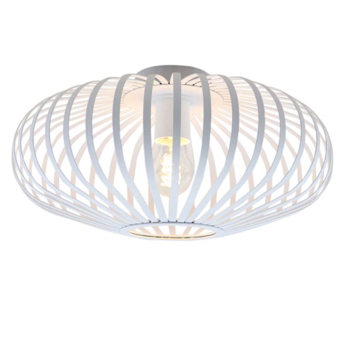 Lampe plafond blanche industrielle, Lieve