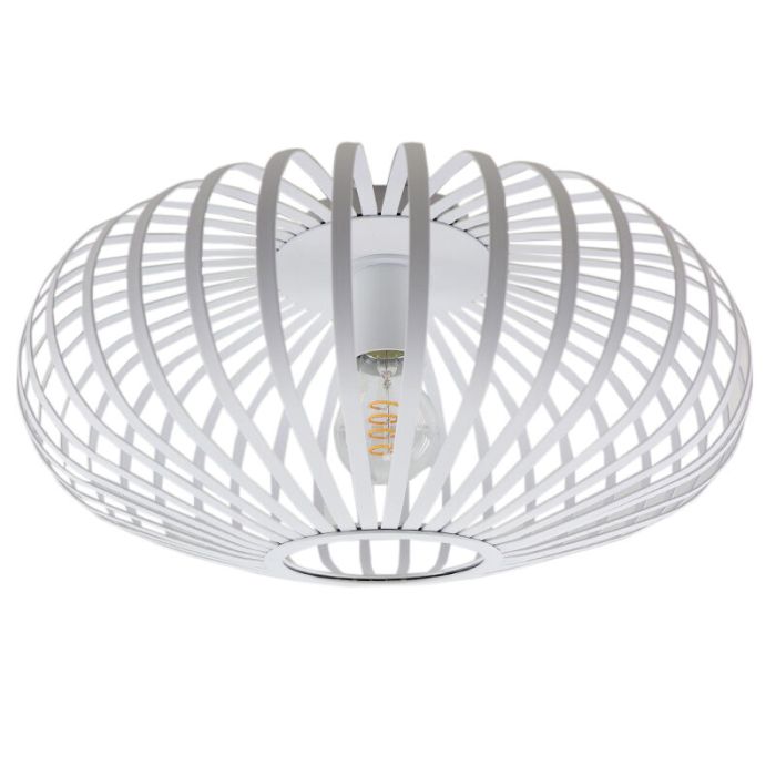 Lampe plafond blanche industrielle, Lieve