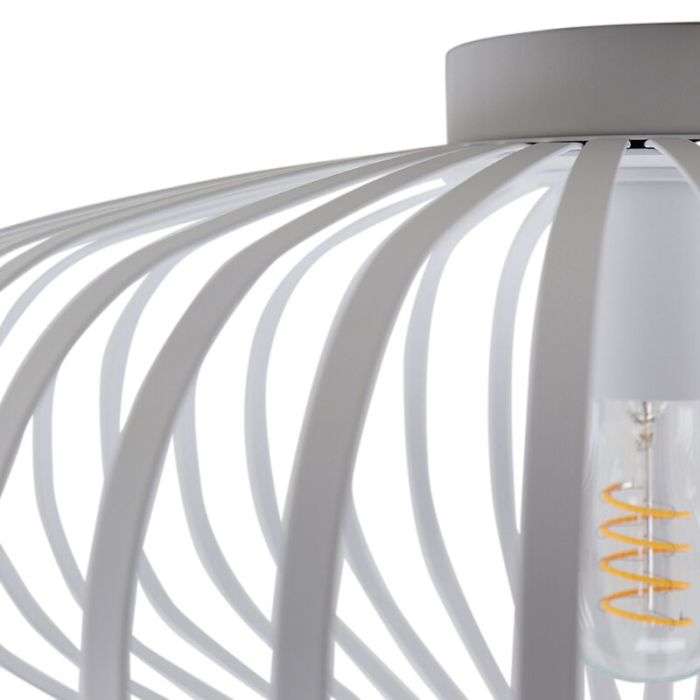 Lampe plafond blanche industrielle, Lieve