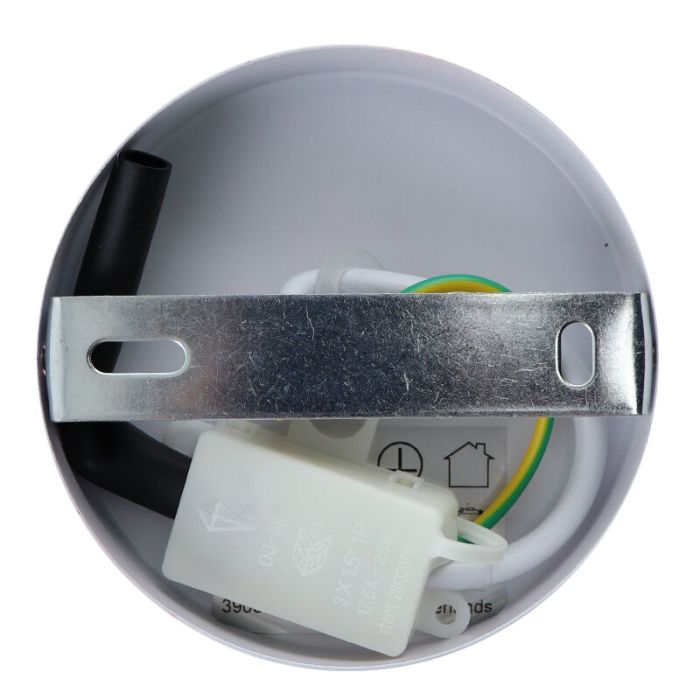 Lampe plafond grise industrielle, Lieve