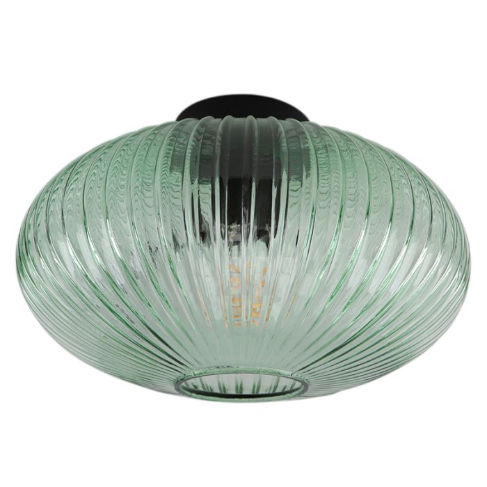 Lampe plafond verte design, Charlois