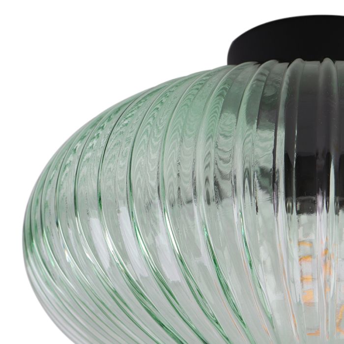 Lampe plafond verte design, Charlois