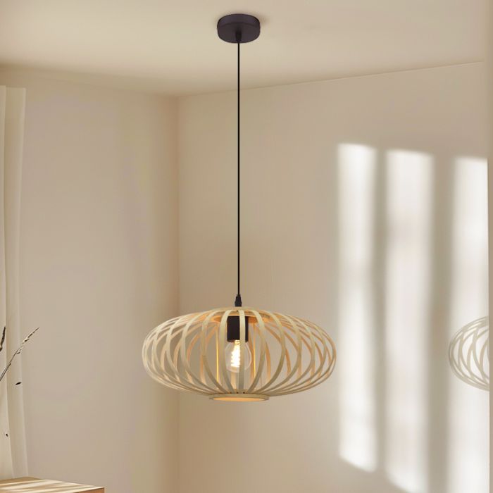 Suspension en bambou marronne, Lieve