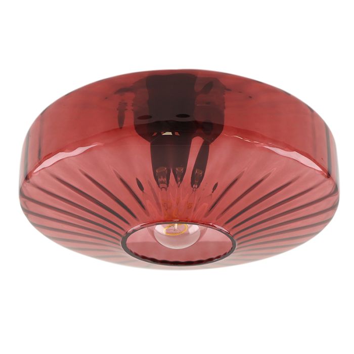 Plafonnier rouge design, Sevda