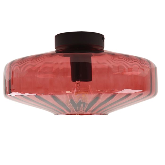 Plafonnier rouge design, Sevda