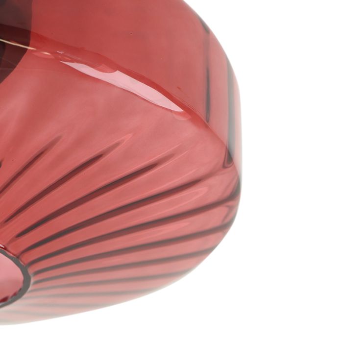 Plafonnier rouge design, Sevda