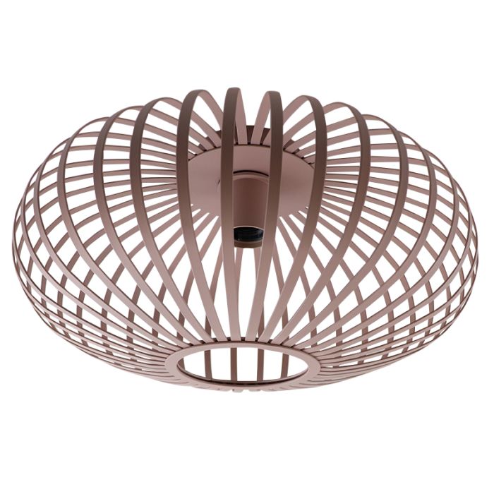 Plafonnier rose industriel, Lieve