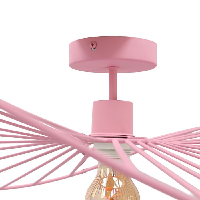Plafonnier rose moderne, Jolinda