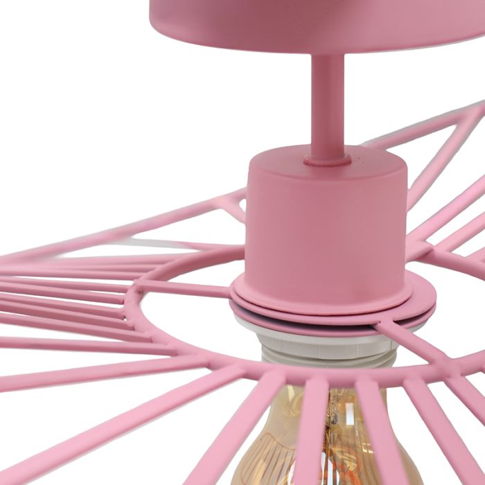 Plafonnier rose moderne, Jolinda